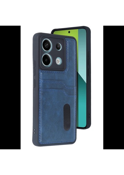 Xiaomi Redmi Note 13 Pro 5g Kılıf Sara Kartvizitli Deri Kılıf