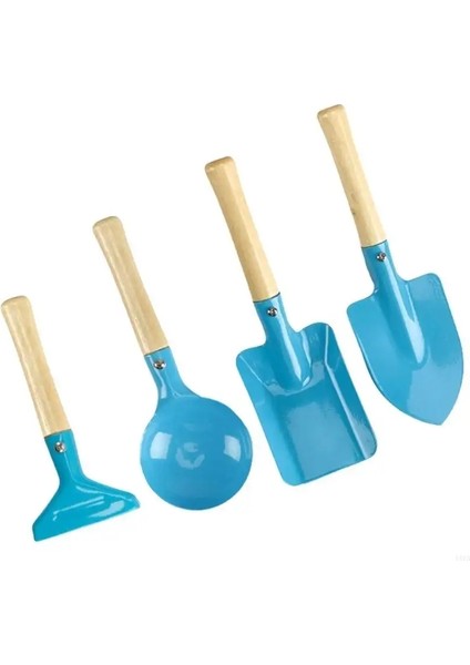 4pieces Çocuk Kürek Plaj ve Bahçe Maceraları Için Set Ergonomik Sap Kum Oyun Oyuncak Dış Mekan Aktivitesi Için L8RBCOLOR: Pınk (Yurt Dışından)