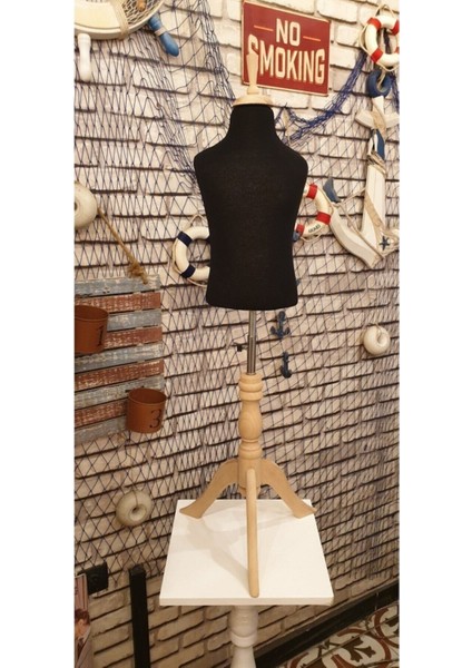 1 Yaş Iğne Batabilen Siyah Kumaş Çocuk Terzi Mankeni Prova Mankeni Vitrin Mankeni modelleri