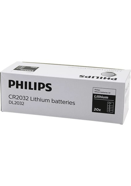 Phılıps Lithium CR-2032 Para Pili 3V 5li Kart (4887)
