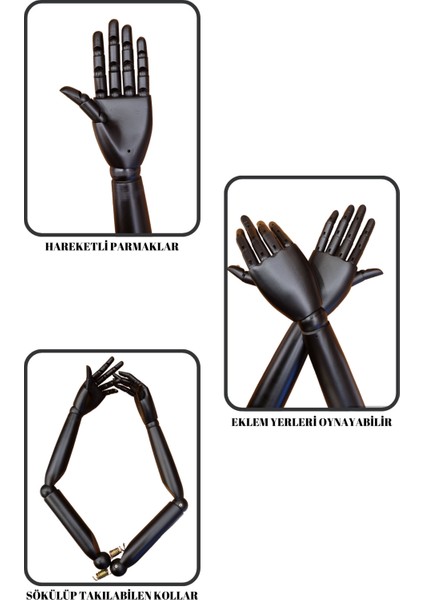 36 Beden Ahşap Kollu Iğne Batmaz Vitrin Amaçlı Terzi Mankeni Vitrin Mankeni modelleri