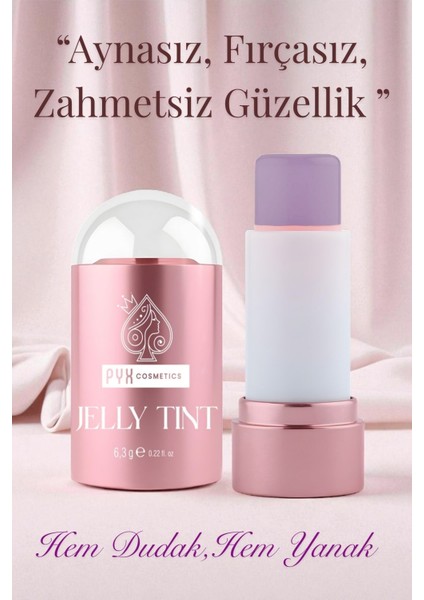 Jelly Tint / Dudak ve Yanak Renklendirici Jel Allık - 4 Lila modelleri
