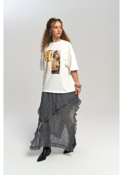 Butter Oversize Beyaz T-Shirt modelleri