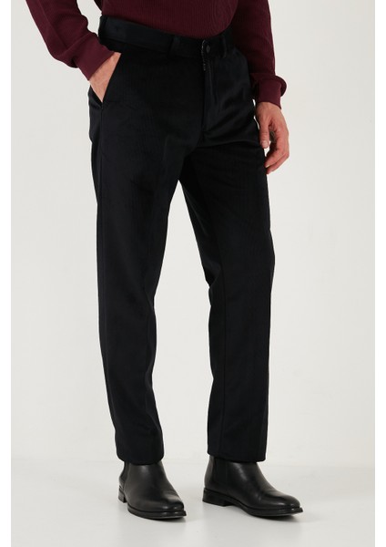 Normal Bel Regular Fit Düz Paça Kadife Pantolon Erkek KADİFE PANTOLON 645MERLIN