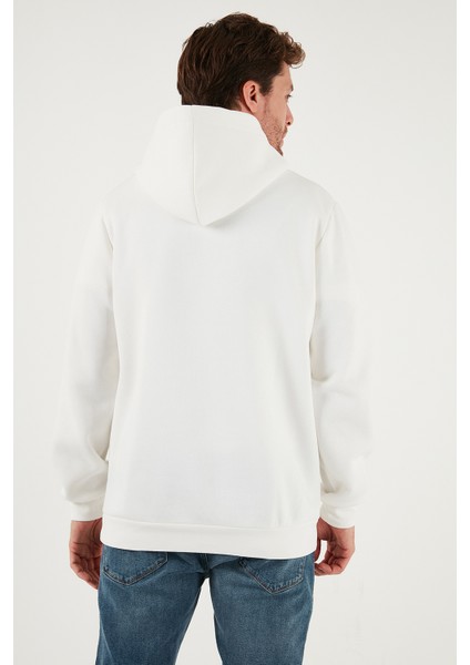 Regular Fit Kapüşonlu Kanguru Cepli İçi Tüylü Yumuşak Şardonlu Sweat Erkek SWEAT 5905281