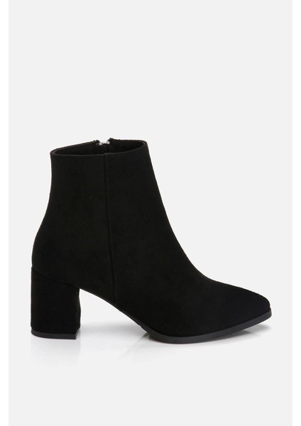 01BOY295390A100 SIYAH Kadın Topuklu Bot