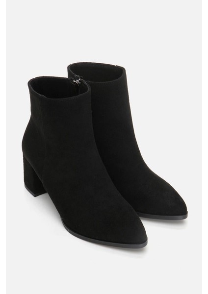 01BOY295390A100 SIYAH Kadın Topuklu Bot