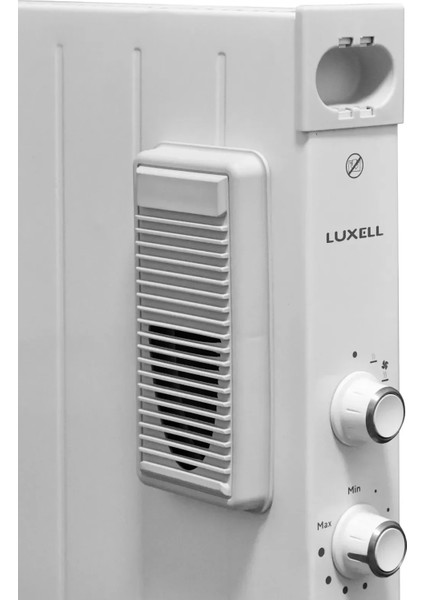 2500W Konveksiyonel Fanlı Isıtıcı – Termostatlı, Devrilme Emniyetli, Kapalı ve Açık Alan Kullanımına Uygun, Beyaz