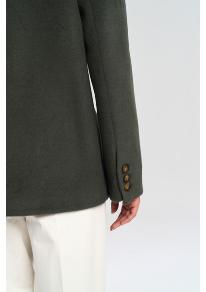 Armonia Yırtmaç Detaylı Petrol Mavisi Blazer