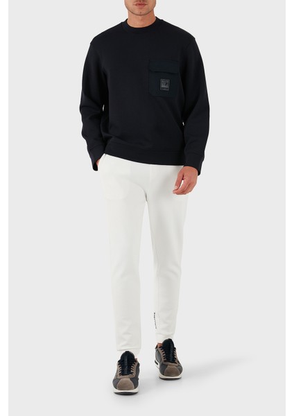 Streç Pamuklu Regular Fit Tek Cepli Bisiklet Yaka Sweat Erkek SWEAT EM002925 AF10013 UB118 modelleri