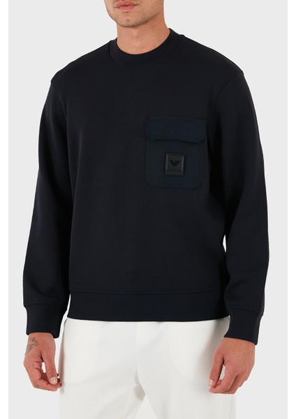 Streç Pamuklu Regular Fit Tek Cepli Bisiklet Yaka Sweat Erkek SWEAT EM002925 AF10013 UB118 indirimleri