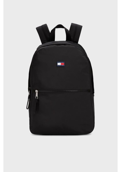 Logolu Ayarlanabilir Omuz Askılı Sırt Çantası Erkek SIRT ÇANTASI AM0AM13404 BDS