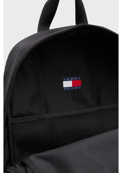 Logolu Ayarlanabilir Omuz Askılı Sırt Çantası Erkek SIRT ÇANTASI AM0AM13404 BDS