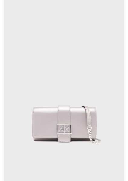 Logolu Çıkarılabilir Zincir Askılı Portföy Cüzdan Bayan CÜZDAN XW000358 AF12039 U8097