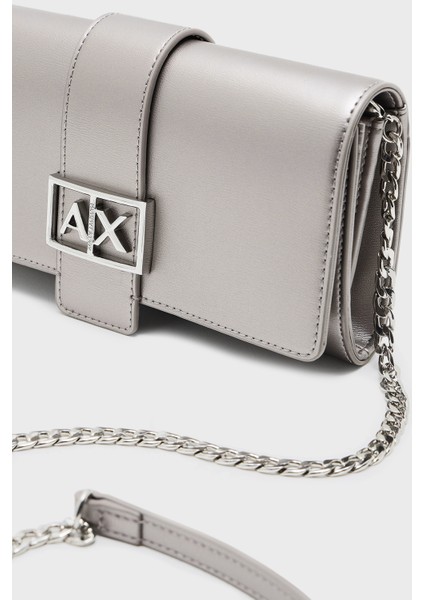 Logolu Çıkarılabilir Zincir Askılı Portföy Cüzdan Bayan CÜZDAN XW000358 AF12039 U8097