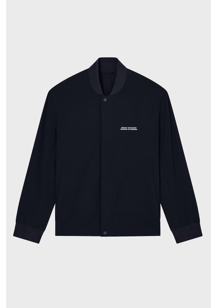 Regular Fit Kolej Yaka Logolu Bomber Ceket Erkek CEKET XM001854 AF15604 UB101