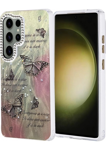 Samsung Galaxy S25 Ultra Kılıf Blade Aynalı Desenli Kapak - Desen 6