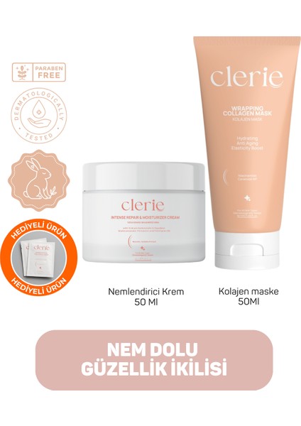 Soyulabilir Kolajen Maske & Nemlendirici Cica Krem Ikili Cilt Bakım Seti – Arındırıcı, Onarıcı, Gözenek Sıkılaştırıcı, Yoğun Nemlendirici ve Porselen Cilt Etkisi Için fiyatları