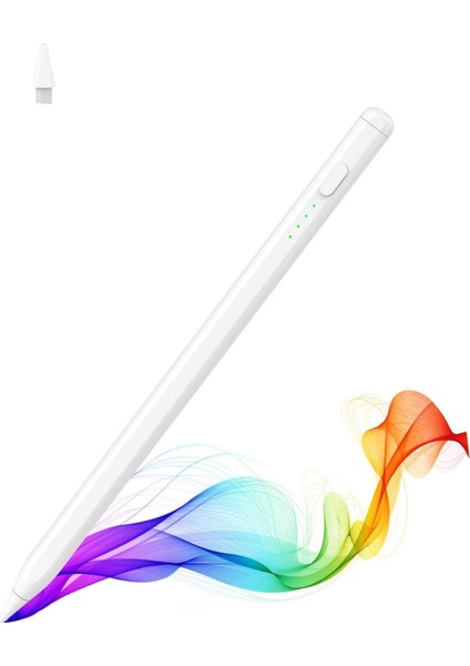 iPad 11 A16 Air M1 M2 M3 M4 ile Uyumlu Avuç Içi Reddi Stylus Yazı Çizim Kalemi