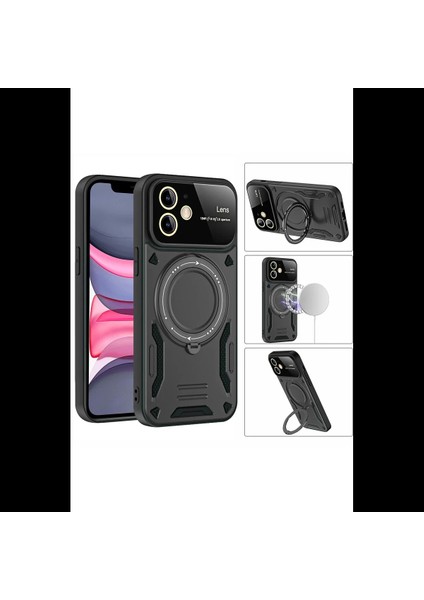 iPhone 11 Kılıf Joy Lens Standlı Kapak modelleri