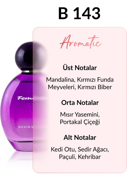 B143 Romano 100 ml Kadın Parfüm | Aromatic fiyatları