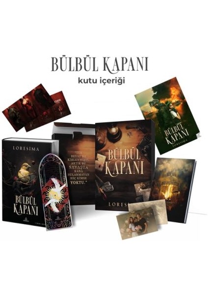 Bülbül Kapanı 1 Hediyeli Özel Kutu (Ciltli)