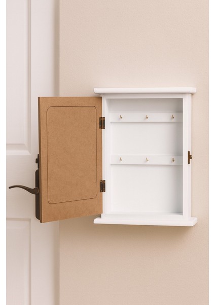 Doğal Ahşap Kapaklı Anahtarlık Kutusu – Ağaç Motifli Duvar Tipi Askılık "home" Yazıl BR-6630 fiyatları