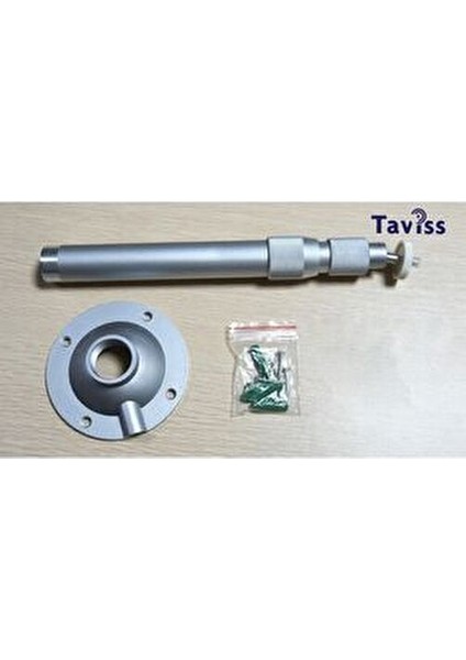 Dekoratif Tripod Tavan ve Duvar Kullanım Özellikli Gümüş Renk C9 Model