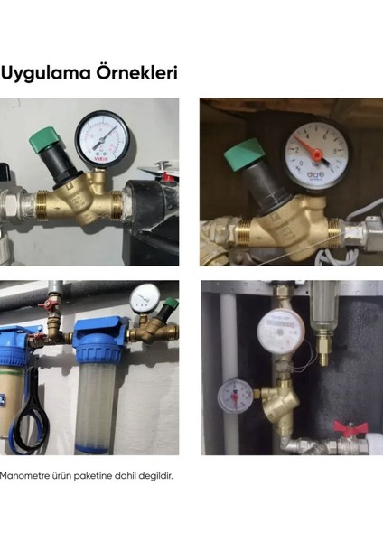 D04FM-1/2A Su Basınç Düşürücü (Maks. 16 Bar)