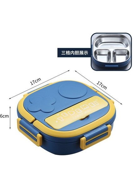 Sevimli Basit Öğrenci Öğle Yemeği Kutusu (Yurt Dışından)