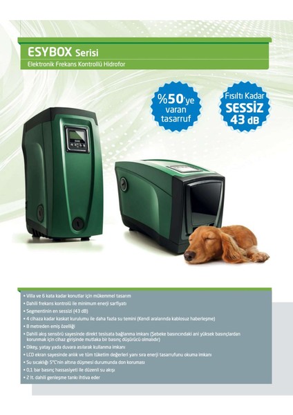 Dab E.Sybox Frekans Kontrollü Hidrofor ( 7 Kat / 15 Daireye Kadar ) fiyatları