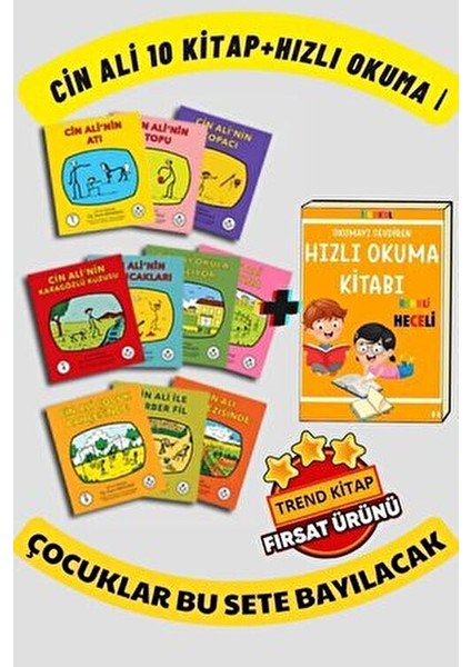 Cin Ali Serisi 10 Kitap (Ciltli) modelleri