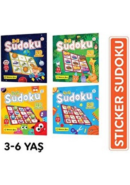 3-6 Yaş Stickerlı Sudoku Seti