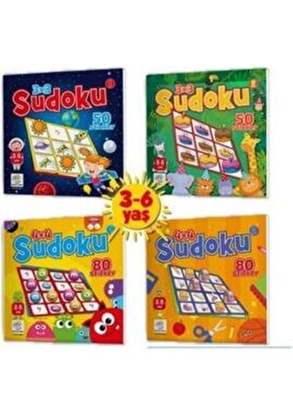 3-6 Yaş Stickerlı Sudoku Seti