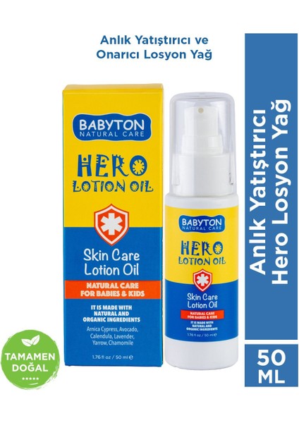 Anlık Yatıştırıcı Hero Losyon Yağ 50 ml