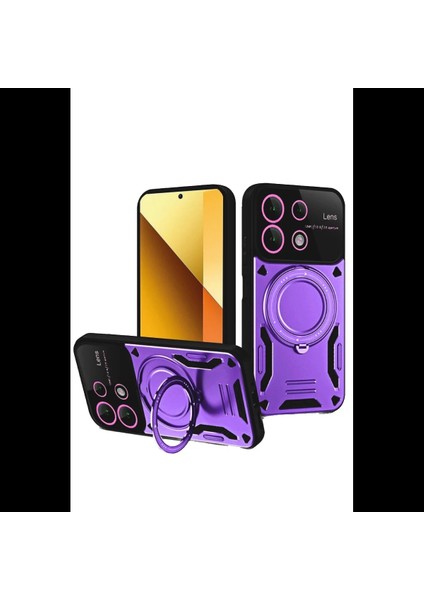 Xiaomi Redmi Note 13 4g Kılıf Joy Lens Standlı Kapak