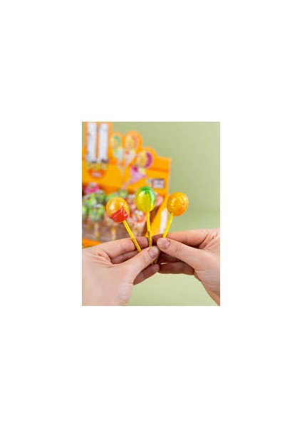 PixiPops gum Meyve Aromalı Dil Boyayan Top Lolipop 100 x 16 gr indirimleri