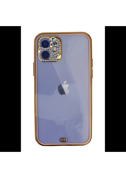 iPhone 12 Kılıf Liva Taşlı Silikon