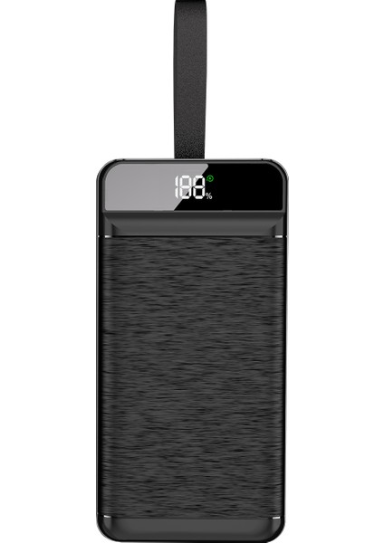 P300 30000MAH PD22.5W+QC3.0 18W Siyah LCD Taşınabilir Pil Şarj Cihazı Powerbank fiyatları