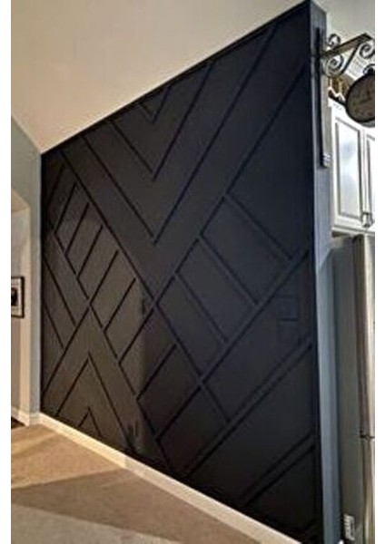 Dekoratif Boyanabilir Duvar Çıtası 4 cm Ahşap Malzeme ile 1 Adet