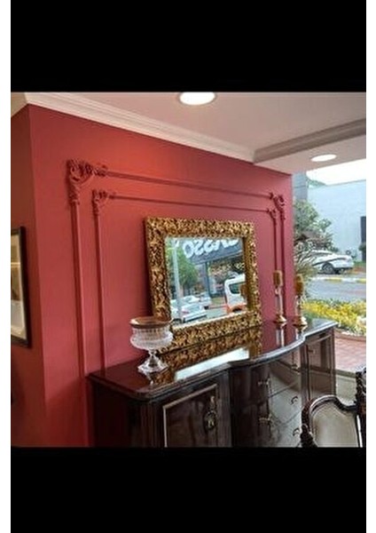 Boyanabilir Hazır Kesim Duvar Çıtası 4 cm 3 Adet Kolay Montaj