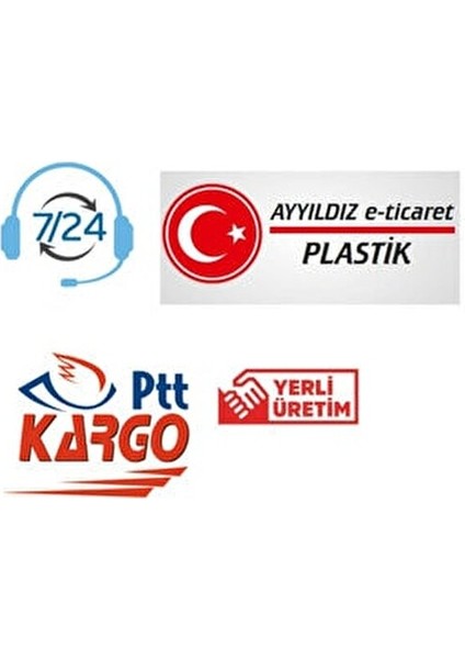 102 Plastik Çekmeceli Kutu 20 Çekmeceli Mavi Renk 7,7 x 11,7 x 3,6 cm Ölçü