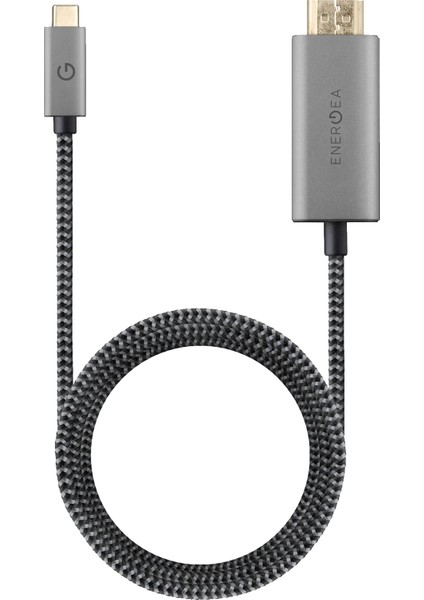 Fibratough 2m 4K 60 Hz Type-C To HDMI Kablo - Gri