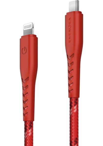 C94 Nyloflex 1.5m 100W Type-C To Lightning Pd Hızlı Şarj Kablo - Kırmızı fiyatları