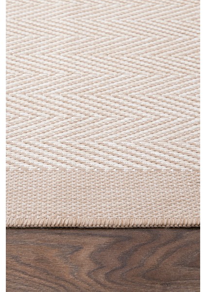 Sısal Yıkanabilir Krem Bej Tüy ve Hav Vermez Makine Dokuma Halı Mutfak Balkon Antre Bahçe Teras modelleri