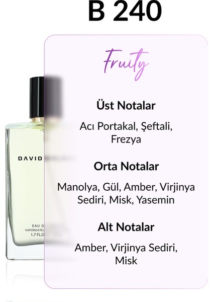 B240 Kindness 50 ml Kadın Parfüm | Fruity fiyatları