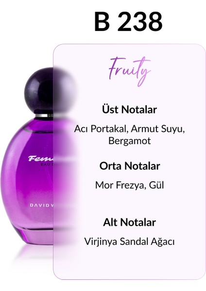 B238 Purpose 100 ml Kadın Parfüm | Fruity fiyatları