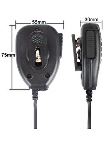 Retevis S446 Wln Teknoben Pmr El Telsizi İçin Yaka Mikrofonu El Maykı fırsatları