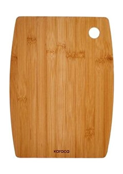 Bade Ahşap Kesme Tahtası 2 Adet 28/33 cm Bambu Malzeme ile Mutfak İçin İdeal