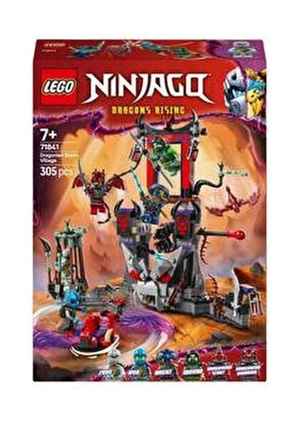 Nınjago Ejderinsan Fırtına Köyü 71841 Erkek Çocuklar İçin Eğlenceli Yapı Seti 7+ Yaş